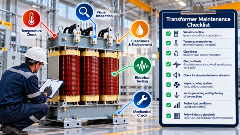 Transformer Maintenance: Essential Checklist and Industry Standard