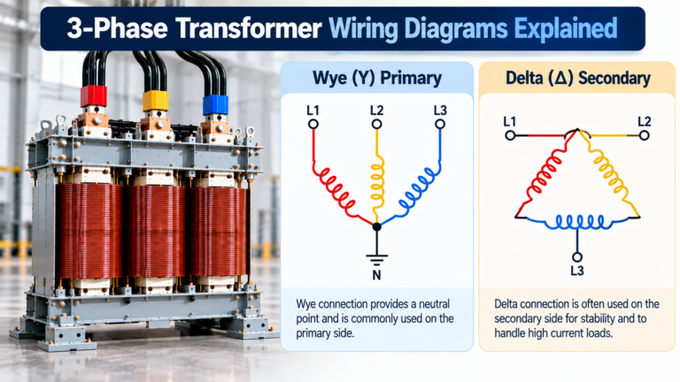 3-Phase Transformer Wiring Diagrams Explained