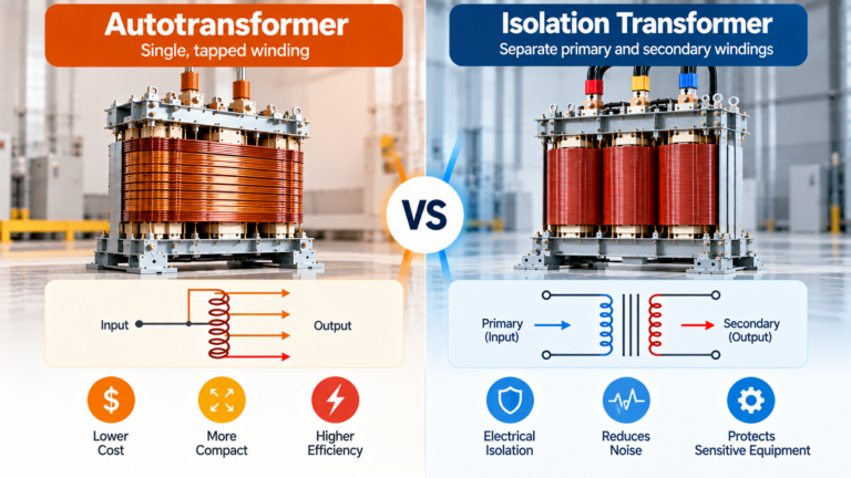 Autotransformer vs. Isolation Transformer: Pros, Cons, and When to Use Each