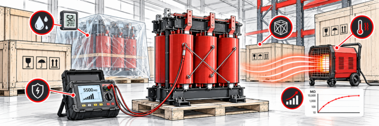 Transformer Storage and Handling Before Energization: Moisture, Megger Readings and Drying